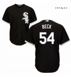 Mens Majestic Chicago White Sox 54 Chris Beck Replica Black Alternate Home Cool Base MLB Jersey Mens Majestic Chicago White Sox 54 Chris Beck Replica Black Alternate Home Cool Base MLB Jersey