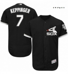 Mens Majestic Chicago White Sox 7 Jeff Keppinger Authentic Black Alternate Home Cool Base MLB Jersey Mens Majestic Chicago White Sox 7 Jeff Keppinger Authentic Black Alternate Home Cool Base MLB Jersey