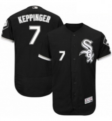 Mens Majestic Chicago White Sox 7 Jeff Keppinger Black Flexbase Authentic Collection MLB Jersey Mens Majestic Chicago White Sox 7 Jeff Keppinger Black Flexbase Authentic Collection MLB Jersey