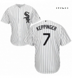 Mens Majestic Chicago White Sox 7 Jeff Keppinger Replica White Home Cool Base MLB Jersey Mens Majestic Chicago White Sox 7 Jeff Keppinger Replica White Home Cool Base MLB Jersey