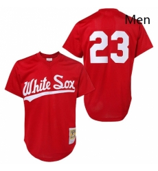 Mens Mitchell and Ness 1990 Chicago White Sox 23 Robin Ventura Replica Red Throwback MLB Jersey Mens Mitchell and Ness 1990 Chicago White Sox 23 Robin Ventura Replica Red Throwback MLB Jersey