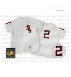 Mens Mitchell and Ness Chicago White Sox 2 Nellie Fox Replica White Throwback MLB Jersey Mens Mitchell and Ness Chicago White Sox 2 Nellie Fox Replica White Throwback MLB Jersey