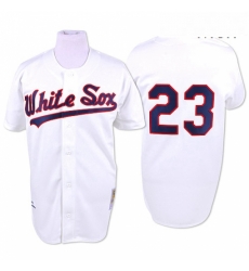 Mens Mitchell and Ness Chicago White Sox 23 Robin Ventura Authentic White Throwback MLB Jersey Mens Mitchell and Ness Chicago White Sox 23 Robin Ventura Authentic White Throwback MLB Jersey