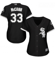 White Sox #33 James McCann Black Alternate Women Stitched Baseball Jersey White Sox #33 James McCann Black Alternate Women Stitched Baseball Jersey