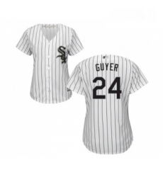 Womens Chicago White Sox 24 Brandon Guyer Replica White Home Cool Base Baseball Jersey Womens Chicago White Sox 24 Brandon Guyer Replica White Home Cool Base Baseball Jersey