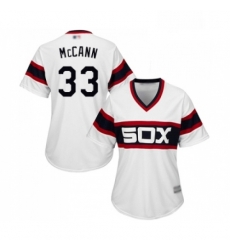 Womens Chicago White Sox 33 James McCann Replica White 2013 Alternate Home Cool Base Baseball Jersey Womens Chicago White Sox 33 James McCann Replica White 2013 Alternate Home Cool Base Baseball Jersey