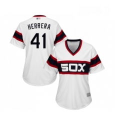 Womens Chicago White Sox 41 Kelvin Herrera Replica White 2013 Alternate Home Cool Base Baseball Jersey Womens Chicago White Sox 41 Kelvin Herrera Replica White 2013 Alternate Home Cool Base Baseball Jersey