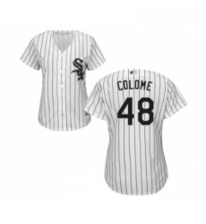 Womens Chicago White Sox 48 Alex Colome Replica White Home Cool Base Baseball Jersey Womens Chicago White Sox 48 Alex Colome Replica White Home Cool Base Baseball Jersey