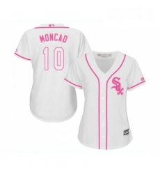 Womens Majestic Chicago White Sox 10 Yoan Moncada Authentic White Fashion Cool Base MLB Jerseys Womens Majestic Chicago White Sox 10 Yoan Moncada Authentic White Fashion Cool Base MLB Jerseys