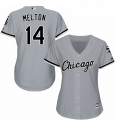 Womens Majestic Chicago White Sox 14 Bill Melton Replica Grey Road Cool Base MLB Jersey Womens Majestic Chicago White Sox 14 Bill Melton Replica Grey Road Cool Base MLB Jersey