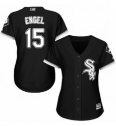 Womens Majestic Chicago White Sox 15 Adam Engel Replica Black Alternate Home Cool Base MLB Jersey Womens Majestic Chicago White Sox 15 Adam Engel Replica Black Alternate Home Cool Base MLB Jersey