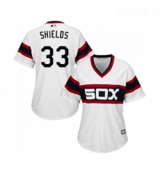 Womens Majestic Chicago White Sox 33 James Shields Replica White 2013 Alternate Home Cool Base MLB Jerseys Womens Majestic Chicago White Sox 33 James Shields Replica White 2013 Alternate Home Cool Base MLB Jerseys
