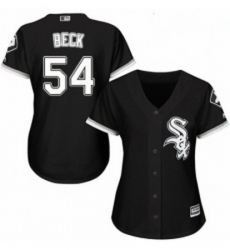 Womens Majestic Chicago White Sox 54 Chris Beck Authentic Black Alternate Home Cool Base MLB Jersey Womens Majestic Chicago White Sox 54 Chris Beck Authentic Black Alternate Home Cool Base MLB Jersey