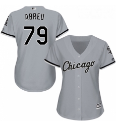 Womens Majestic Chicago White Sox 79 Jose Abreu Replica Grey Road Cool Base MLB Jersey Womens Majestic Chicago White Sox 79 Jose Abreu Replica Grey Road Cool Base MLB Jersey