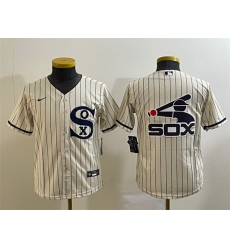 Youth Chicago White Sox Cream Team Big Logo Stitched Jersey 03 Youth Chicago White Sox Cream Team Big Logo Stitched Jersey 03