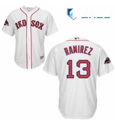 Youth Majestic Boston Red Sox 13 Hanley Ramirez Authentic White Home Cool Base 2018 World Series Champions MLB Jersey Youth Majestic Boston Red Sox 13 Hanley Ramirez Authentic White Home Cool Base 2018 World Series Champions MLB Jersey