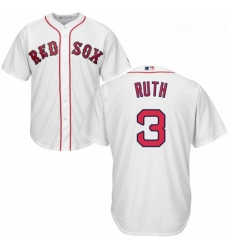 Youth Majestic Boston Red Sox 3 Babe Ruth Authentic White Home Cool Base MLB Jersey Youth Majestic Boston Red Sox 3 Babe Ruth Authentic White Home Cool Base MLB Jersey