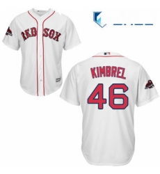 Youth Majestic Boston Red Sox 46 Craig Kimbrel Authentic White Home Cool Base 2018 World Series Champions MLB Jersey Youth Majestic Boston Red Sox 46 Craig Kimbrel Authentic White Home Cool Base 2018 World Series Champions MLB Jersey