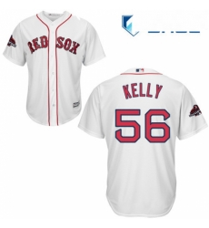 Youth Majestic Boston Red Sox 56 Joe Kelly Authentic White Home Cool Base 2018 World Series Champions MLB Jersey Youth Majestic Boston Red Sox 56 Joe Kelly Authentic White Home Cool Base 2018 World Series Champions MLB Jersey
