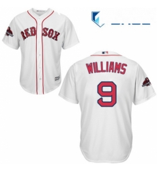 Youth Majestic Boston Red Sox 9 Ted Williams Authentic White Home Cool Base 2018 World Series Champions MLB Jersey Youth Majestic Boston Red Sox 9 Ted Williams Authentic White Home Cool Base 2018 World Series Champions MLB Jersey