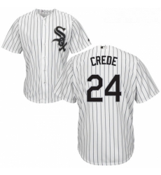 Youth Majestic Chicago White Sox 24 Joe Crede Authentic White Home Cool Base MLB Jersey Youth Majestic Chicago White Sox 24 Joe Crede Authentic White Home Cool Base MLB Jersey