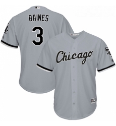 Youth Majestic Chicago White Sox 3 Harold Baines Authentic Grey Road Cool Base MLB Jersey Youth Majestic Chicago White Sox 3 Harold Baines Authentic Grey Road Cool Base MLB Jersey