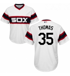 Youth Majestic Chicago White Sox 35 Frank Thomas Replica White 2013 Alternate Home Cool Base MLB Jersey Youth Majestic Chicago White Sox 35 Frank Thomas Replica White 2013 Alternate Home Cool Base MLB Jersey