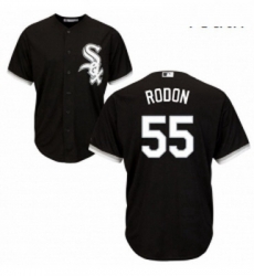 Youth Majestic Chicago White Sox 55 Carlos Rodon Replica Black Alternate Home Cool Base MLB Jersey Youth Majestic Chicago White Sox 55 Carlos Rodon Replica Black Alternate Home Cool Base MLB Jersey