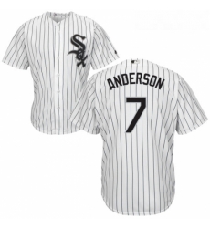 Youth Majestic Chicago White Sox 7 Tim Anderson Replica White Home Cool Base MLB Jersey Youth Majestic Chicago White Sox 7 Tim Anderson Replica White Home Cool Base MLB Jersey