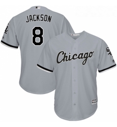 Youth Majestic Chicago White Sox 8 Bo Jackson Replica Grey Road Cool Base MLB Jersey Youth Majestic Chicago White Sox 8 Bo Jackson Replica Grey Road Cool Base MLB Jersey
