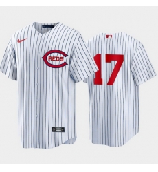 Men Cincinnati Reds 17 Stuart Fairchild White Field Of Dreams Stitched Baseball Jersey Men Cincinnati Reds 17 Stuart Fairchild White Field Of Dreams Stitched Baseball Jersey