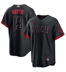 Men Cincinnati Reds 19 Joey Votto 2023 City Connect Cool Base Stitched Baseball Jersey Men Cincinnati Reds 19 Joey Votto 2023 City Connect Cool Base Stitched Baseball Jersey