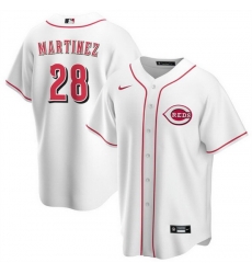Men Cincinnati Reds 28 Nick Martinez White Cool Base Stitched Baseball Jersey Men Cincinnati Reds 28 Nick Martinez White Cool Base Stitched Baseball Jersey