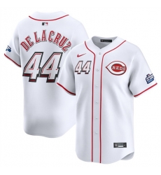Men Cincinnati Reds 44 Elly De La Cruz White 2025 Speedway Classic Home Limited Stitched Baseball Jersey Men Cincinnati Reds 44 Elly De La Cruz White 2025 Speedway Classic Home Limited Stitched Baseball Jersey