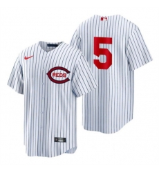 Men Cincinnati Reds 5 Johnny Bench 2022 White Field Of Dreams Stitched Baseball Jersey Men Cincinnati Reds 5 Johnny Bench 2022 White Field Of Dreams Stitched Baseball Jersey