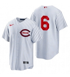 Men Cincinnati Reds 6 Jonathan India 2022 White Field Of Dreams Stitched Baseball Jersey Men Cincinnati Reds 6 Jonathan India 2022 White Field Of Dreams Stitched Baseball Jersey