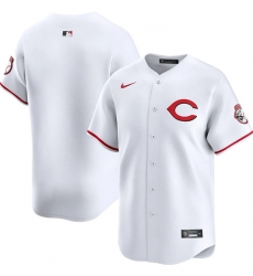 Men Cincinnati Reds Blank White 2025 Home Limited Stitched Baseball Jersey Men Cincinnati Reds Blank White 2025 Home Limited Stitched Baseball Jersey