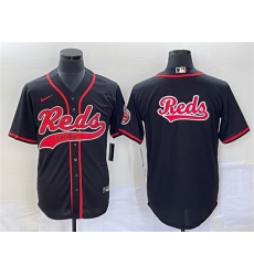 Men Cincinnati Reds With Logo In Back Cool Base Stitched Baseball Jersey Men Cincinnati Reds With Logo In Back Cool Base Stitched Baseball Jersey