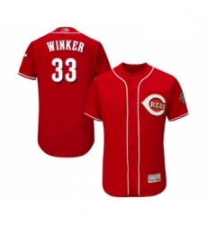 Mens Cincinnati Reds 33 Jesse Winker Red Alternate Flex Base Authentic Collection Baseball Jersey Mens Cincinnati Reds 33 Jesse Winker Red Alternate Flex Base Authentic Collection Baseball Jersey