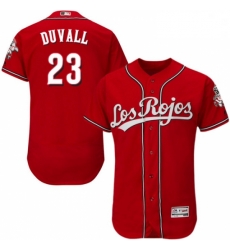 Mens Majestic Cincinnati Reds 23 Adam Duvall Red Los Rojos Flexbase Authentic Collection MLB Jersey Mens Majestic Cincinnati Reds 23 Adam Duvall Red Los Rojos Flexbase Authentic Collection MLB Jersey