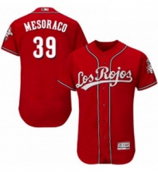 Mens Majestic Cincinnati Reds 39 Devin Mesoraco Red Los Rojos Flexbase Authentic Collection MLB Jersey Mens Majestic Cincinnati Reds 39 Devin Mesoraco Red Los Rojos Flexbase Authentic Collection MLB Jersey