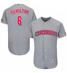 Mens Majestic Cincinnati Reds 6 Billy Hamilton Grey Flexbase Authentic Collection MLB Jersey Mens Majestic Cincinnati Reds 6 Billy Hamilton Grey Flexbase Authentic Collection MLB Jersey