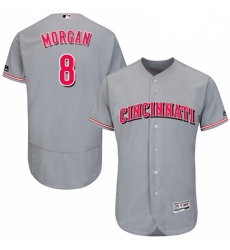 Mens Majestic Cincinnati Reds 8 Joe Morgan Grey Flexbase Authentic Collection MLB Jersey Mens Majestic Cincinnati Reds 8 Joe Morgan Grey Flexbase Authentic Collection MLB Jersey