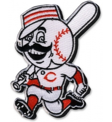 Women Cincinnati Reds Running Man Patch Biaog