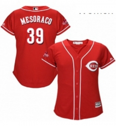 Womens Majestic Cincinnati Reds 39 Devin Mesoraco Authentic Red Alternate Cool Base MLB Jersey Womens Majestic Cincinnati Reds 39 Devin Mesoraco Authentic Red Alternate Cool Base MLB Jersey