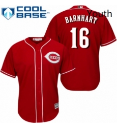 Youth Majestic Cincinnati Reds 16 Tucker Barnhart Authentic Red Alternate Cool Base MLB Jersey Youth Majestic Cincinnati Reds 16 Tucker Barnhart Authentic Red Alternate Cool Base MLB Jersey