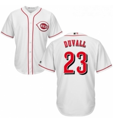 Youth Majestic Cincinnati Reds 23 Adam Duvall Replica White Home Cool Base MLB Jersey Youth Majestic Cincinnati Reds 23 Adam Duvall Replica White Home Cool Base MLB Jersey