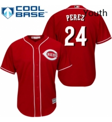 Youth Majestic Cincinnati Reds 24 Tony Perez Replica Red Alternate Cool Base MLB Jersey Youth Majestic Cincinnati Reds 24 Tony Perez Replica Red Alternate Cool Base MLB Jersey