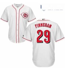 Youth Majestic Cincinnati Reds 29 Brandon Finnegan Authentic White Home Cool Base MLB Jersey Youth Majestic Cincinnati Reds 29 Brandon Finnegan Authentic White Home Cool Base MLB Jersey