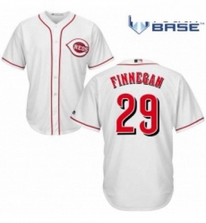 Youth Majestic Cincinnati Reds 29 Brandon Finnegan Replica White Home Cool Base MLB Jersey Youth Majestic Cincinnati Reds 29 Brandon Finnegan Replica White Home Cool Base MLB Jersey